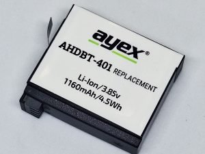 Ayex AHDBT-401 Batarya, GoPro, HERO4 Kamera İle Uyumlu 2