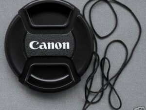 Canon İçin 52mm Snap On Lens Kapağı, Objektif Kapğı Bağcıklı 2