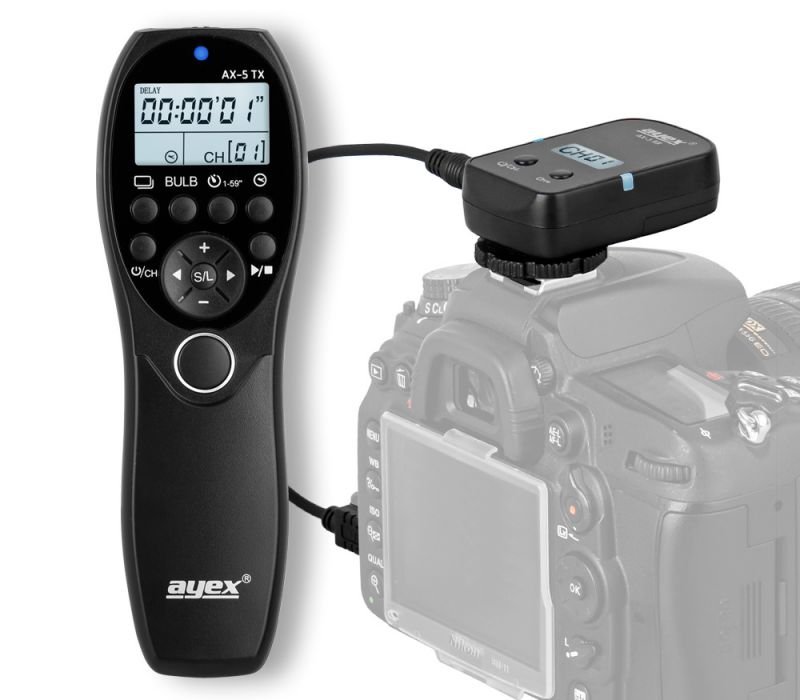 CANON 7D 6D 5D SERİSİ 10D 20D 30D 40D 50D İçin AX-5 N3 Kablosuz Zaman Ayarlı Kumanda 6 CANON 7D 6D 5D SERİSİ 10D 20D 30D 40D 50D İçin AX-5 N3 Kablosuz Zaman Ayarlı Kumanda 6