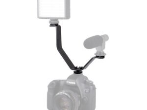 DSLR Makineler İçin V Bracket Üç Grişli Flaş, Led, Mikrofon VB. Tutucu 2