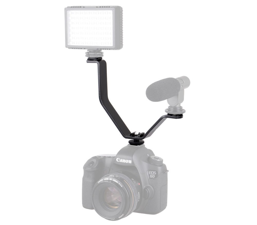 DSLR Makineler İçin V Bracket Üç Grişli Flaş, Led, Mikrofon VB. Tutucu 4 DSLR Makineler İçin V Bracket Üç Grişli Flaş, Led, Mikrofon VB. Tutucu 4
