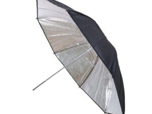 Stüdyo Reflektör Şemsiyesi 101cm (40”) Gümüş Siyah 2
