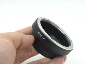 Fujifilm X-Pro1, X-M1,X-E1, X-E2 İçin Canon EOS Lens Adaptörü 2
