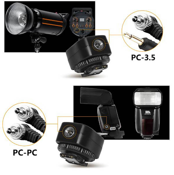 Sony Mİ Hot Shoe İçin Canon-Nikon Hot Shoe Converter Pixel TF-334 6