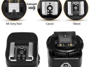 Sony A7, A7II, A7III, A7IV, A9, A9II, NEX6 için Hot Shoe Converter TF-334 2