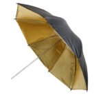 Stüdyo Reflektör Şemsiyesi 84cm (33”) Gold (Altın) Siyah 6