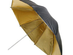 Stüdyo Reflektör Şemsiyesi 101cm (40”) Gold (Altın) Siyah 5