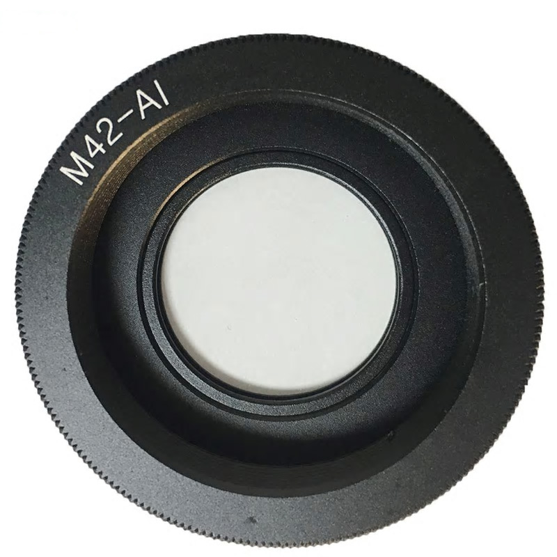 Nikon İçin M42 Lens Kullanım Adaptörü Optikli 6