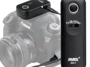 Canon 600D, 550D, 1300D, 1200D, 1100D İçin Ayex AX-1 E3 Kablosuz Kumanda 2