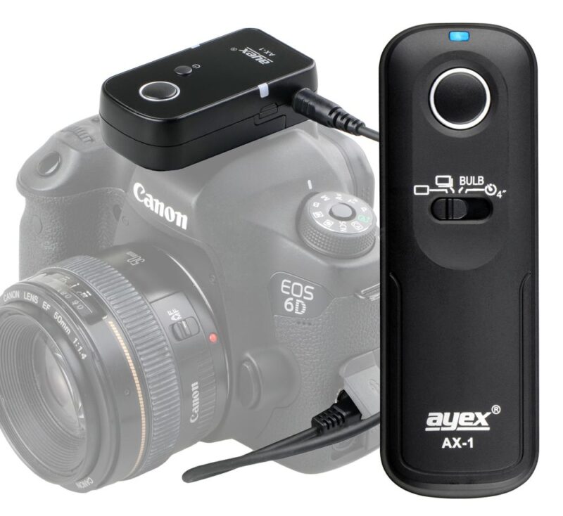 Nikon D7500 D7200 D7100 D7000 İçin Ayex AX-1 DC2 Kablosuz Kumanda 3