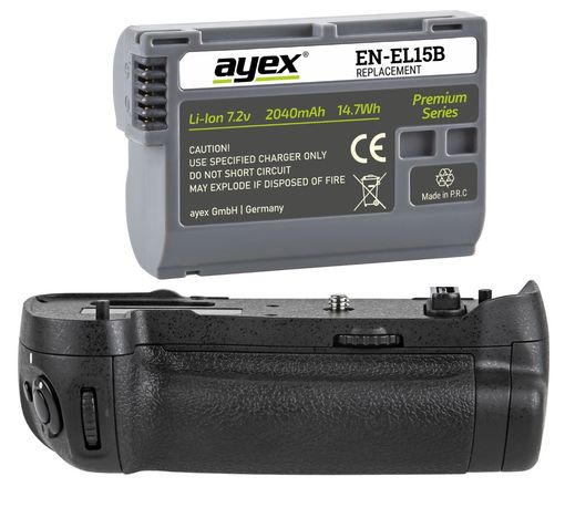 Nikon D850 İçin Ayex AX-D850 Battery Grip + 1 Ad. EN-EL15B Batarya 3