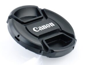 Canon İçin 49mm Snap On Lens Kapağı, Objektif Kapağı Bağcıklı 2