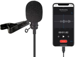 iPhone Ve iPad için Ayex LV-1 Yaka Mikrofonu (Mic) 3