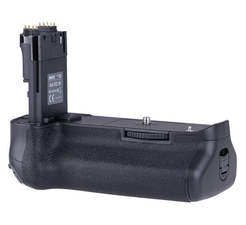 Canon 5D Mark III, 5DS, 5DSR için BG-E11 Muadili ayex AX-5D3 Battery Grip + 2 Ad. LP-E6N Batarya 4