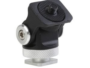 Ayex Hot Shoe Flaş Kızağı Monitör, Led Işık Vb. Bağlantı Adaptörü 1/4 Inç