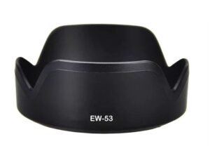 Ayex EW-53 Parasoley – Canon EF-M 15-45mm f/3.5-6.3 IS STM ile Uyumlu | Işık Yansımalarını Azaltan Ters Takılabilir Tasarım