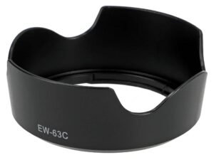 Ayex EW-63C Parasoley – Canon EF-S 18-55mm IS STM ile Uyumlu – Ters Takılabilir Tasarım